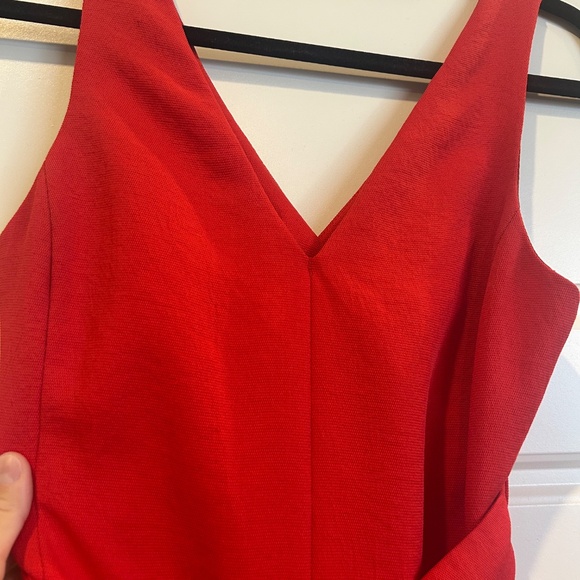 Elegant Red Jumpsuit - Picture 9 of 10